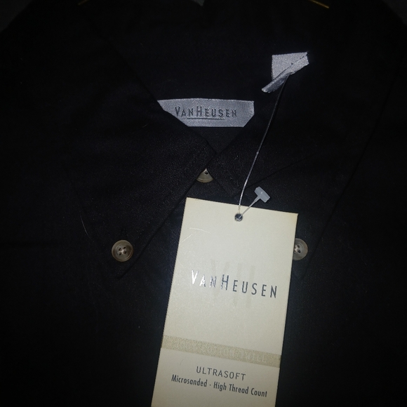 black vanheusen dress shirt - Picture 3 of 4